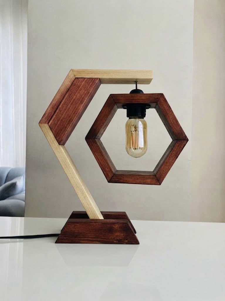 Kadasha Wooden Table Light