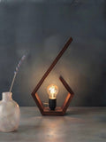 Modern Geometric Wood Lamp